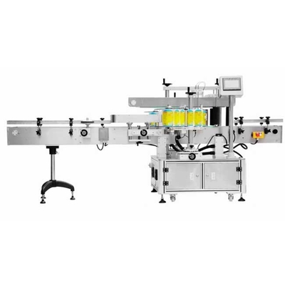 kopen Automatische Dubbele Zijfles Etiketteringsmachine SS304 Materiële Multi Dimensionale Regelbaar online manufacture