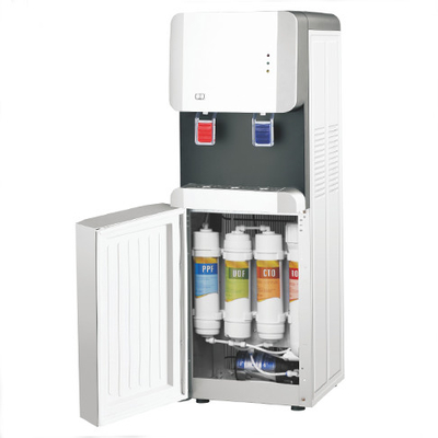 Freestanding POU-Hete het Koude Waterautomaat van de Water Koelere, Witte Omgekeerde Osmose