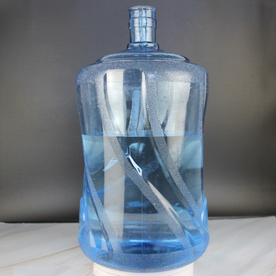 Vrije Duurzame PC van BPA de Flessen Transparante Blauwe Kleur van het 5 Gallonwater