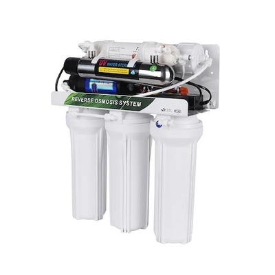 6 capaciteit van de de Zuiveringsinstallatiefilter 75GPD 100GPD van het stadium de Binnenlandse UVwater