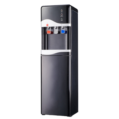 Staande waterkoeler waterdispenser met 90W koelvermogen en 3 kraanonderbelasting
