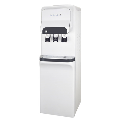 Staande warm en koud en normaal water dispenser met veilig slot 3 kraan
