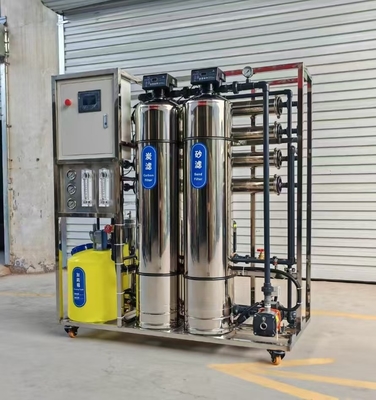 Elektriciteitsbron 500LPH RO-waterzuiveringsinstallatie voor industriële waterzuivering